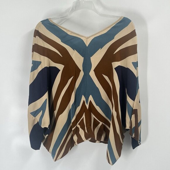 Soft Surroundings Nevis Pullover Retro V Neck Top Sz 1X - Picture 6 of 6